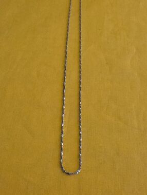925 Italy Sterling Silver ▪︎ Rope Chain Necklace ▪︎ Very Pretty! 📿